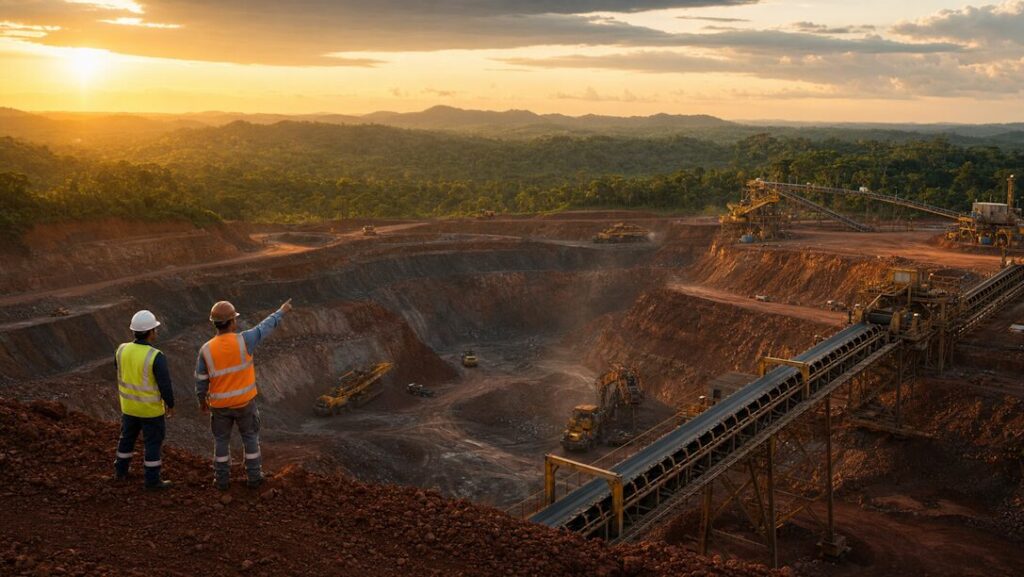 Serra Verde's Pela Ema mine in Goiás, Brazil — the only scaled producer of all four magnetic rare earths outside Asia, now the target of a $2.8 billion US acquisition.