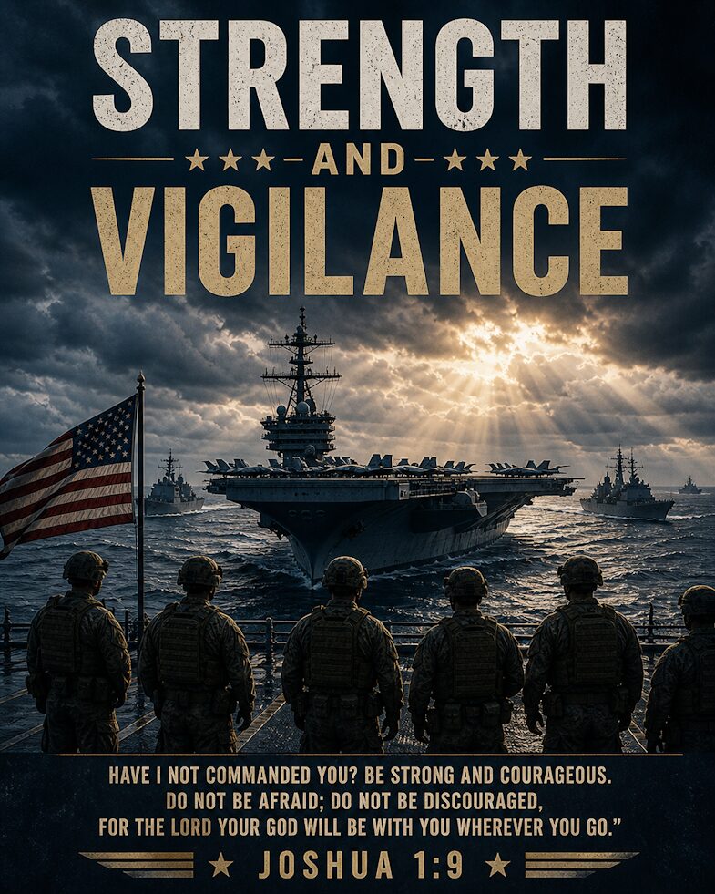 Strength and Vigilance:  Joshua 1: 9