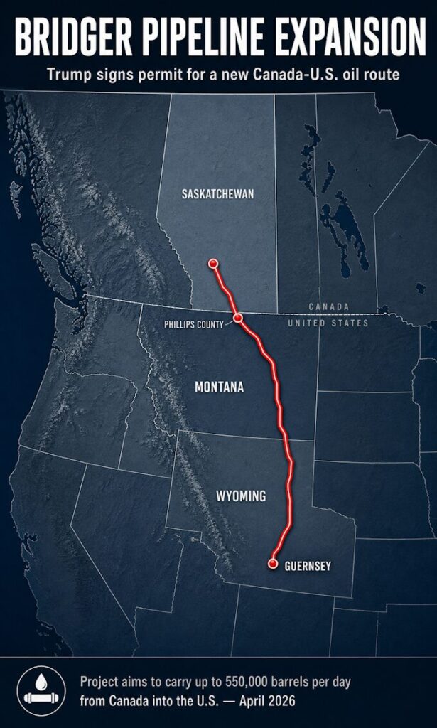 Bridger Pipeline Expansion:  Trump Signs Permit