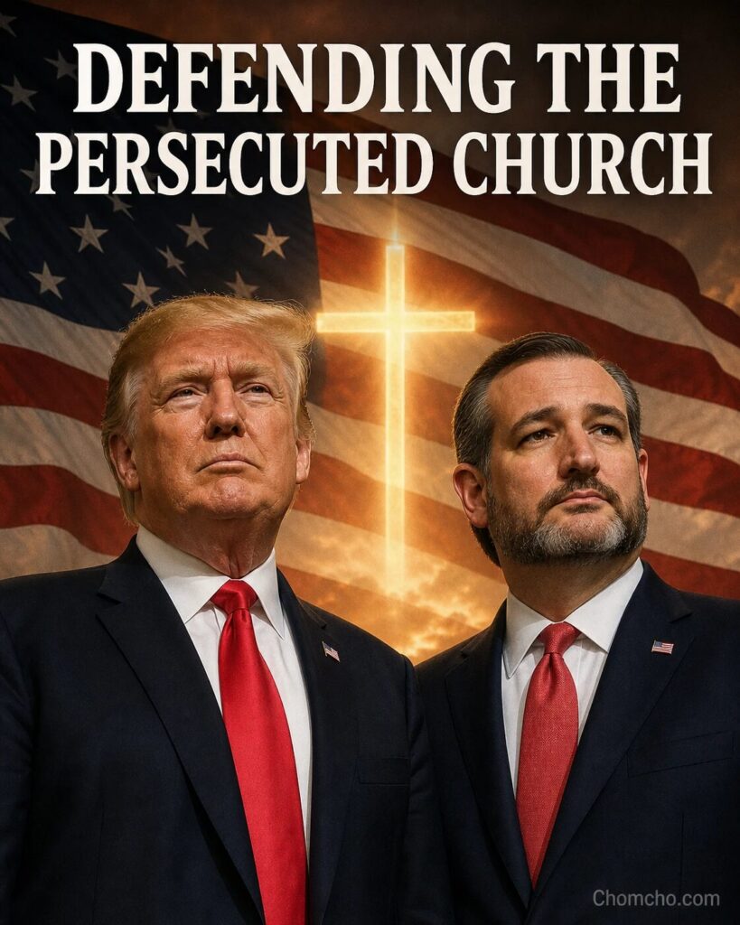 President Trump and Senator Cruz lead the fight for persecuted Christians worldwide.